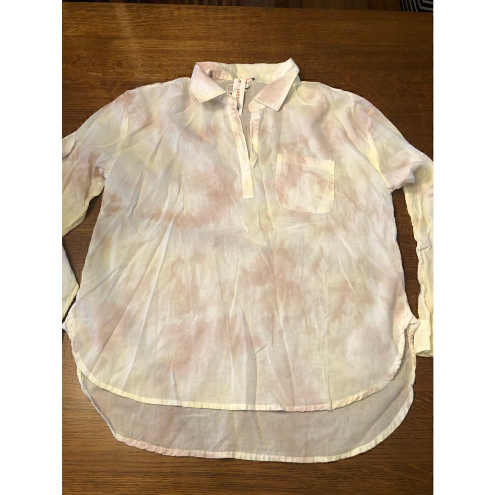 Nwt Sundrygauze High-Low Henley Tie-Dye Size 3(Large)